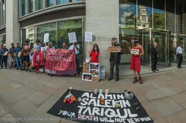 Commemoration and celebration go together at London Stock Exchange 26 August 2016 Photocredit Peter Marshall