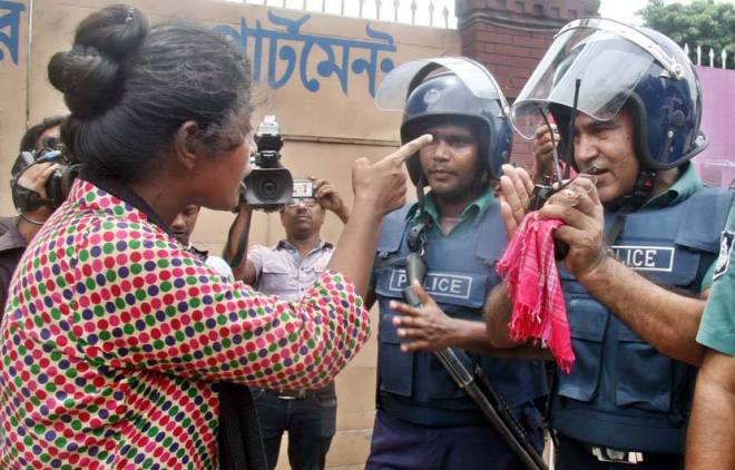 So proud of our women activists taking on frontline to defend environment and mangrove in Bangladesh 28 July 2016